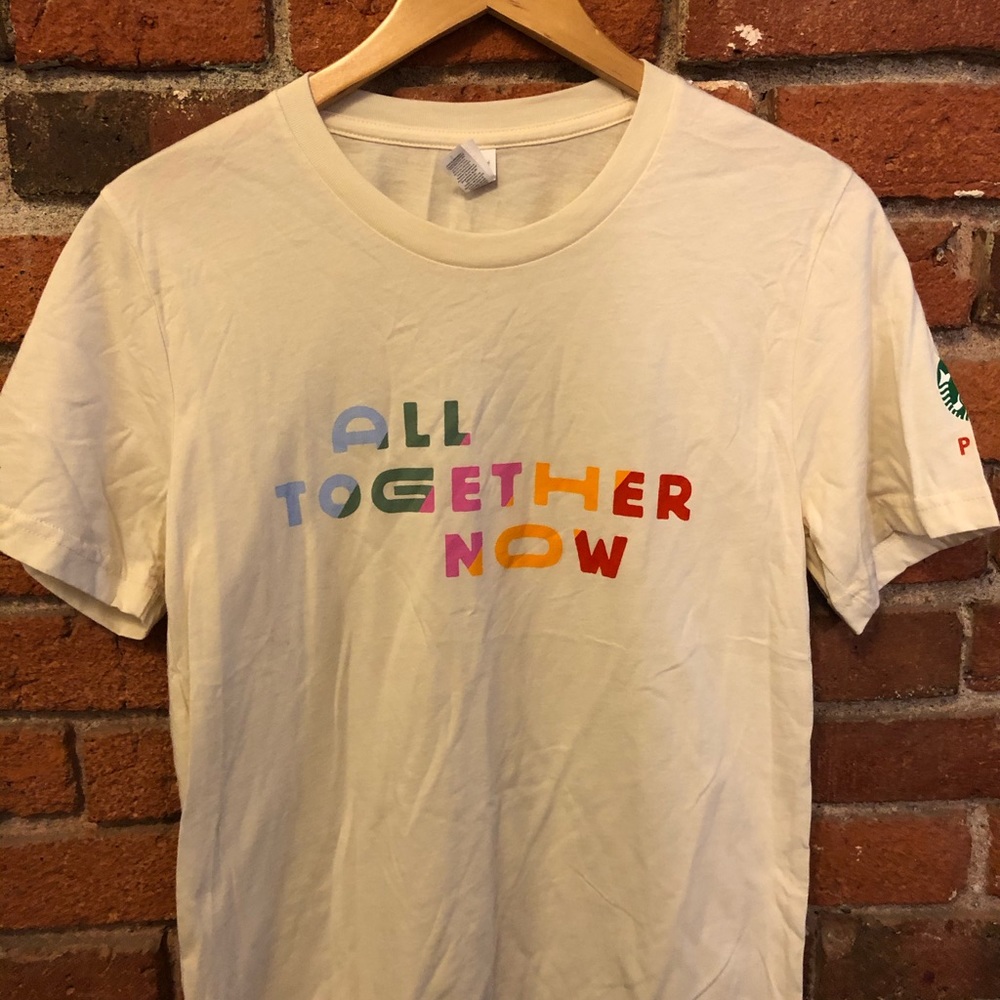 Starbucks Lady GaGa Pride shirt like new